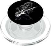 Skeleton Guitar Guy Rock And Roll Band Rock On PopSockets PopGrip pour MagSafe