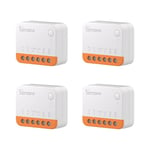 SONOFF MINIR4 Interrupteur Connecté WiFi, 2 Voies Interrupteur Intelligent Micromodule, Mode Détacher le Relais, Contrôle APP, Mini Smart Switch Compatible avec Alexa, Google Home,10A/2200W (4 Pack)