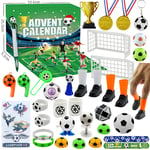 Mike Fotboll Adventskalender Pojkar Flickor 2024 24 Fotbollspresenter Med Fotbollsmedalj Visselpipa 24 Julkalender