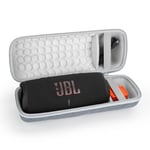 Case for JBL Charge 5/JBL Charge 4 Bluetooth Speaker,Hard Organizer Portable Carry Travel Cover Storage Bag (Gray)