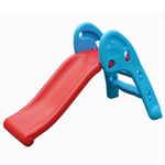 Folding Garden Slide Climber Set Baby Toddler Indoor Outdoor Kids Toy Blue Red