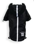 Hip Doggie HD de 5prbk-BDXL puppagonia Rain Parka Manteau pour Chien imperméable, BDXL, Noir