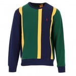 Polo Ralph Lauren Jumper Striped Pullover Sweatshirt Multi Top Sweater Size L