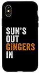 Coque pour iPhone X/XS Sun's Out Gingers In Funny Summer Time Red Headed