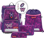 Step by Step 213554 Space Shine School Bag Set "Butterfly Night Ina", 5 pieces