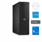 3050 SFF i5-7500 8GB 512GB SSD 2TB HDD Win10Pro ReNew