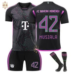 Gos- 2324 FC Bayern Jerseys Fotbollströjor 42 MUSIALA 22