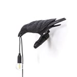 Seletti Bird Modern Italiensk Vägglampa Svart Vit Resin L-WELLNGS Y black right