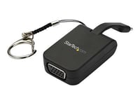 Startech.Com Compact Usb C To Vga Adapter, 1080P 60Hz Usb Type-C To Vga Video Display Converter With Keychain Ring, Active Usb-C Dp Alt Mode To Vga Monitor Dongle, Thunderbolt 3 Compatible - Usb-C Keychain Adapter (Cdp2vgafc) - Videokort - 24 Pin Us