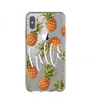 Coque Iphone X Ananas hello tropical fruit Exotique