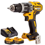 Dewalt DCD796N 18V XR Brushless 2 Speed Combi Drill 2 x 4.0Ah Battery & Charger