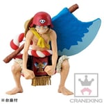 FIGURINE ONE PIECE - MONKEY D. LUFFY SCULTURES CHAMPION GOLD MOVIE - BANPRESTO