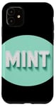 iPhone 11 Sweet Mint Delight for a Zesty Taste Costume Case