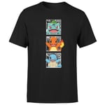 Pokemon Generation 1 Intro Men's T-Shirt - Black - S