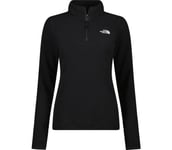 100 Glacier 1/4 Zip W fleecetröja Dam TNF Black-NPF L