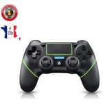 Manette Bluetooth Contrôleur PC USB,Casque Audio De 3,5 mm, poignée antidérapante et indicateur LED-Noir et vert