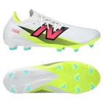 New Balance Furon V7 Pro Fg - Hvit/lilla/neon - Gress (Fg), størrelse 43