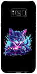 Coque pour Galaxy S8+ manette de jeu gamer chat idée de jeu inspiration créative