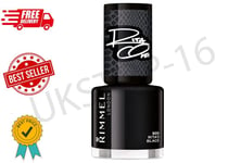 Rimmel London Rita Ora 60 Seconds Super Shine Nail Polish, 900 RITAS BLACK, 8 m