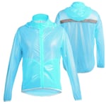 Veste velo Homme Impermeable,Ultra Léger Respirant Réfléchissant Vestes de Cyclisme,Cycliste Veste Homme,Veste de Vélo,Convient pour Le Cyclisme la Course à Pied l'Alpinisme Veste(Size:XXL,Color:bleu)