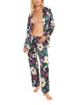 Maison Lejaby Paradise Floral Pyjama Bottoms, Berry Garden