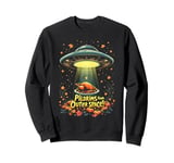 Thanksgiving Alien UFO UAP Funny Pilgrims from Outer Space Sweatshirt