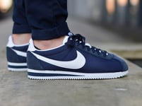 Nike Classic Cortez Nylon 2016 - Obsidian White - Size UK 11.5 (EU 47) US 12.5