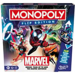 Monopoly Flip Marvel -brädspel, ENG