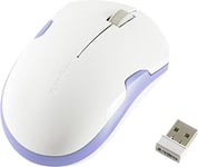 LogiLink mini-mouse 2.4GHz technology, optical sensor, resolution up to 1200 dpi, high precision, fast operation, white white white/blue