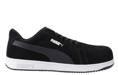 Puma Safety Iconic Low Shoes Mens - Black - Size UK 14