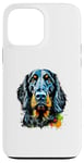 iPhone 13 Pro Max Gordon Setter Pop Art & Splash Art Gordon Setter Case