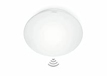 Steinel Plafonnier RS 16 L S verre, détecteur de mouvement 360°, E27 max. 60 W, luminaire intérieur, applique murale à détection, Ø27,5 cm