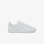 Lacoste Sneakers Carnaby Set femme en cuir Taille 41 Blanc/rose