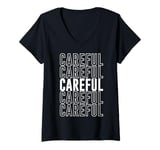 Womens Careful V-Neck T-Shirt