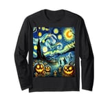 Starry Night And Halloween Starry Night And Halloween Long Sleeve T-Shirt