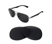 NEW POLARIZED BLACK REPLACEMENT LENS FIT OAKLEY FEEDBACK SUNGLASSES