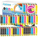 40 cartouche jet d'encre Jumao 29XL compatibles pour Epson ExpressionHome XP345 +Fluo offert