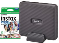 Fuji - Instax Link Wide Printer (Gray) + 10 Shot Pack