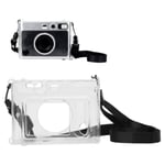 BEL-7423055031493-transparent kamerafodral för Instax Mini Evo Case Camera Clear Case Optiskt Transparent Skyddsfodral