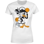 Space Jam Bugs And Daffy Tune Squad Women's T-Shirt - White - XXL - White