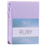 AmeliaHome Ruby -muotoonommeltu lakana, liila 140x200