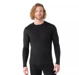 Smartwool Men's Classic All-Season Merino Base Layer Crew. BLACK. SIZE MEDIUM.