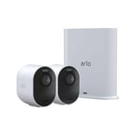 Arlo Ultra 4K Battery Powered Bullet Spotlight Camera 2 Pack QC9212