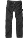 BRANDIT Slim Fit Black Cargo Trousers Small Adventure Tactical Outdoor Patrol