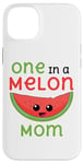 Coque pour iPhone 14 Plus One in a Melon Party Mom Group, correspondant à son premier anniversaire