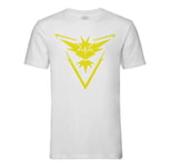 T-Shirt Homme Col Rond Pokemon Go Equipe Intuition Geek Jeux Video