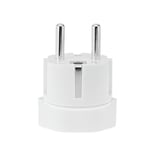 Adaptateur de prise suisse vers Europe,13A,250V,type J vers type E/F,convertisseur européen,prise de voyage,Allemagne,France,Corée du Sud - Type white