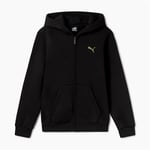 Jacka Barn Puma Essentials+ Graphic Hoodie Fz Svart - 9-10 år