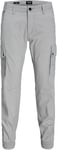 Jack & Jones Mens Casual Cargo Pants - Grey - Size 28W/30L