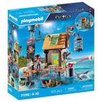 PLAYMOBIL 71792 Port et repaire de pirates avec prisons